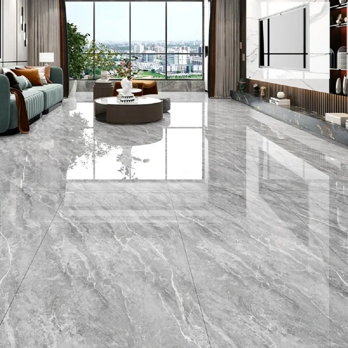 Tile installation